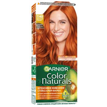 Garnier Color Naturals Creme 7.40 Fire Copper Hair Dye - buy, prices for COSMOS - photo 1