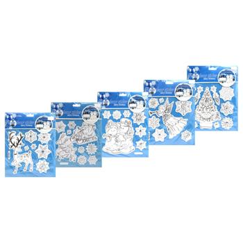 Наклейки новорічні Angel Gifts в асортименті