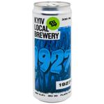 Пиво Kyiv Local Brewery 1927 Premium Pilsner светлое нефильтрованное 5,5% 0,33л