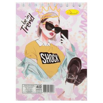 Apelsin Notebook A6 with Spring 40 Sheets in Assortment - buy, prices for Ideal - photo 2