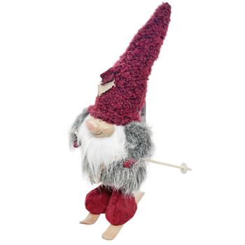 Koopman Gnome Decorative Figurine 15х15х37cm Red