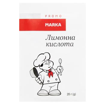 Лимонна кислота Marka Promo 20г