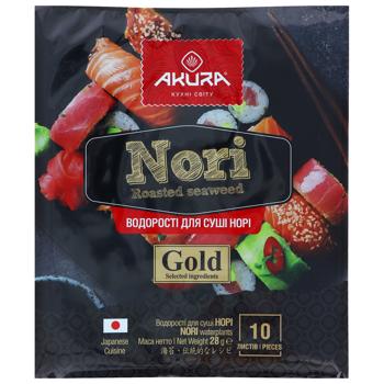 Водоросли Akura Gold норе 10шт 28г - купить, цены на КОСМОС - фото 1
