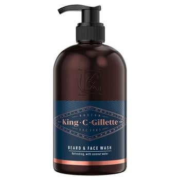 Шампунь Gillette King C для бороды 350мл - купить, цены на МегаМаркет - фото 1