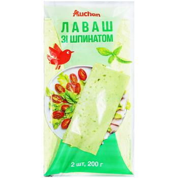 Auchan Lavash with Spinach 200g - buy, prices for Auchan - photo 1