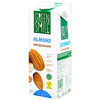 Green Smile Ultrapasteurized Rice-Almond Drink 1.5% 1l