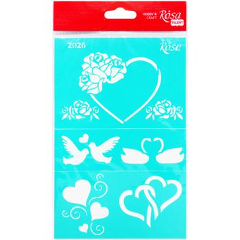 Rosa Talent Stencil 13*20cm - buy, prices for Auchan - photo 3