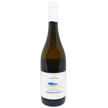 Вино Corte Del Pazzi Vermentino Toscana белое сухое 12,5% 0,75л - купить, цены на КОСМОС - фото 1