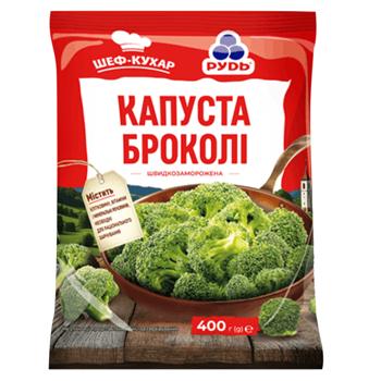 Брокколи Рудь быстрозамороженная 400г - купить, цены на Grono - фото 1