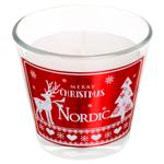 Свеча Tindra Скандинавский в стекле