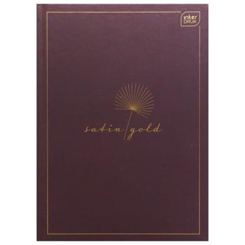 Блокнот Interdruk Metallic Satin Gold А5 96 аркушів в асортименті - купити, ціни на - фото 2