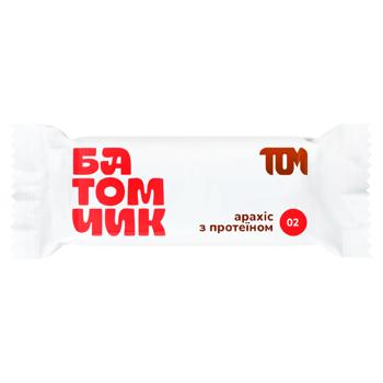 Батомчик TOM арахіс з протеїном 45г. - купить, цены на Grono - фото 1