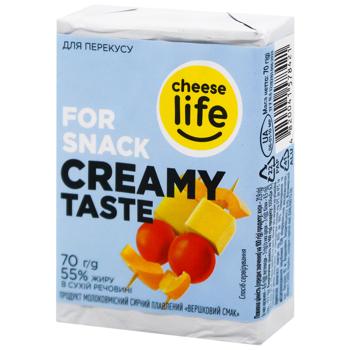 Cheese Life Cream Processed Cheese 55% 70g