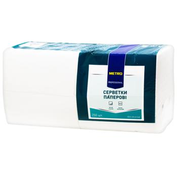 Metro Professional White 2-ply Napkins 32.5x32cm 250pcs - buy, prices for - photo 3