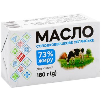 Eko Market Selianske Sweet Cream Butter 73% 180g - buy, prices for EKO Market - photo 2