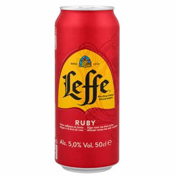 Leffe Ruby Light Beer 5% 0.5l - buy, prices for NOVUS - photo 1