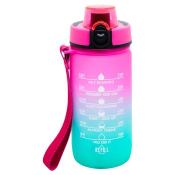 Zed Colored Water Bottle with Measuring Scale 20.5x7cm in Assortment - buy, prices for - photo 4
