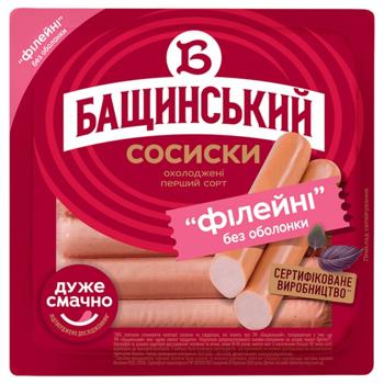Bashchynskyy Fillet Wieners First Grade 300g - buy, prices for COSMOS - photo 1