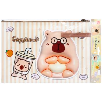 Capybara Notebook Folder with Zipper A4 24*34cm - buy, prices for - photo 4