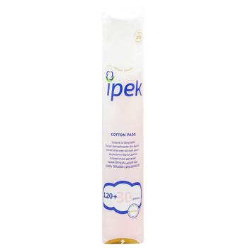 Ipek Cotton Pads 120+30pcs - buy, prices for ULTRAMARKET - photo 1