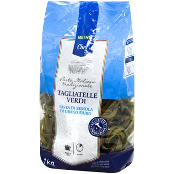 Макаронні вироби Metro Chef Тальятелле верді 1кг - купити, ціни на METRO - фото 1