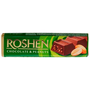 Батончик Roshen с арахисовой начинкой 38г