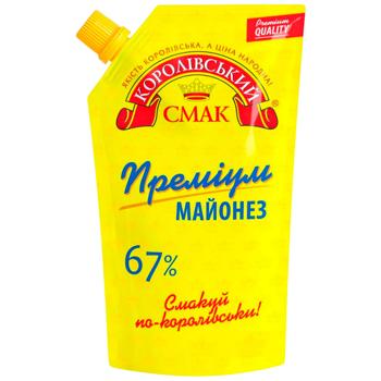 Korolivskyy Smak Premium Mayonnaise 67% 500g - buy, prices for - photo 1