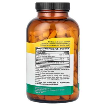 Country Life Buffered Vitamin C 1000mg 250 tablets - buy, prices for - photo 3