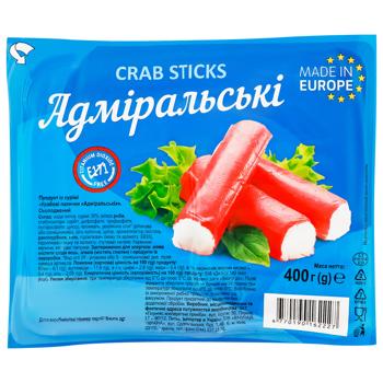 Admiralski Chilled Crab Sticks 400g - buy, prices for NOVUS - photo 1