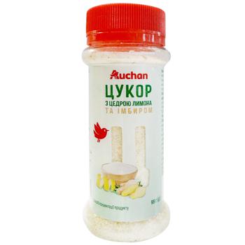 Auchan Sugar with Lemon Zest and Ginger 95g - buy, prices for Auchan - photo 1