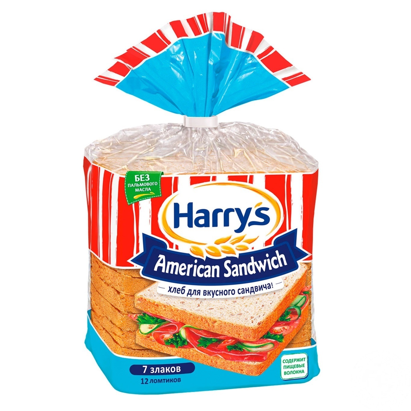 

Хлеб Amerikan Sandwich 7 злаков для сэндвичей нарезанный 470г