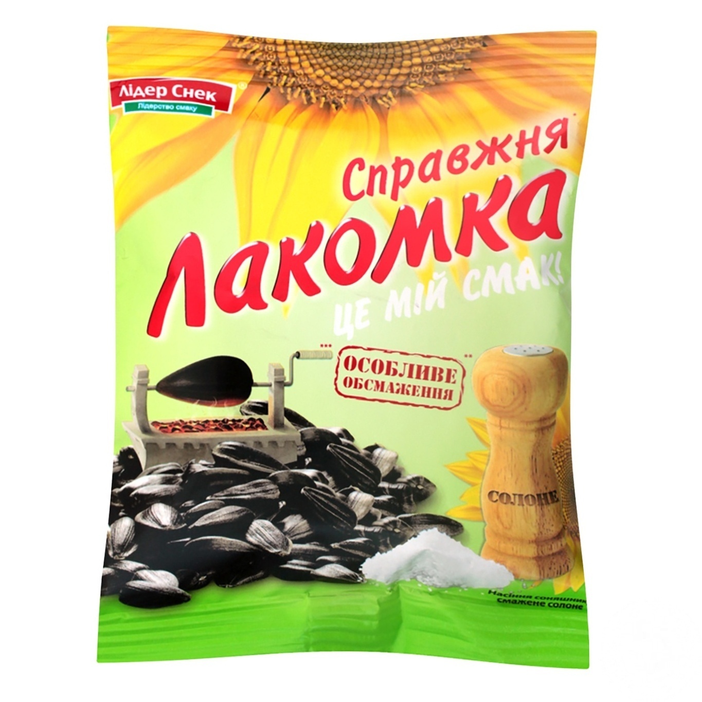 

Семечки Справжня Лакомка подсолнечные соленые 180г