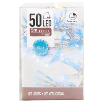 Гірлянда внутрішня кольорова 50LED 5м в асортименті - купити, ціни на METRO - фото 3