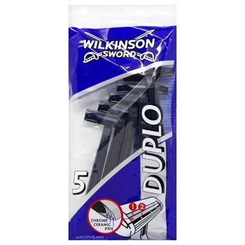 Wilkinson Sword Duplo Disposable Razor 5pcs - buy, prices for METRO - photo 1