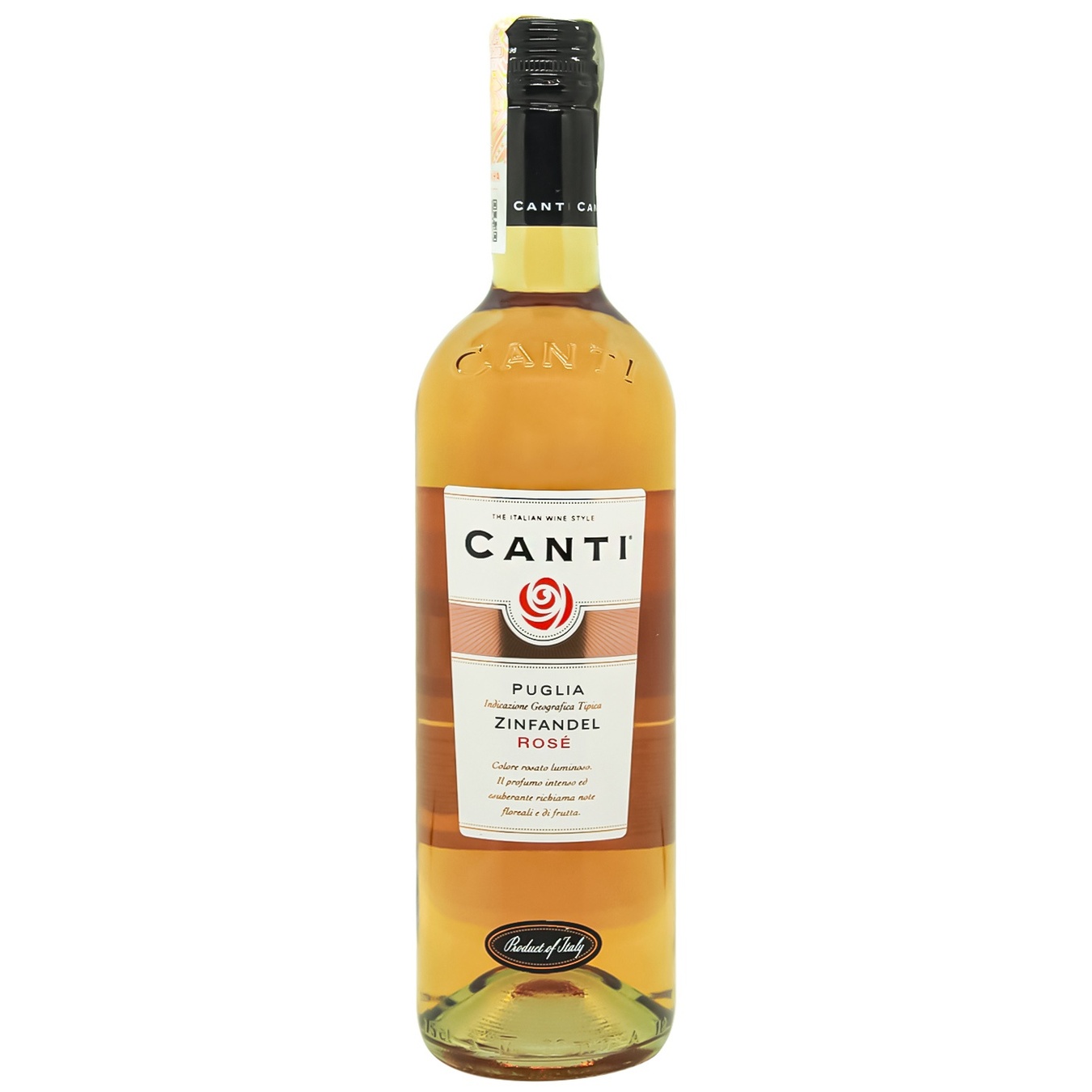 

Вино Canti Rosato Zinfandel Puglia розовое полусухое 12% 0,75л