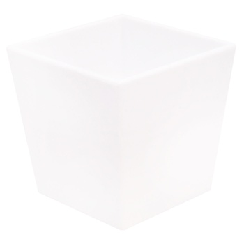 Square White Flowerpot 65mm - buy, prices for MegaMarket - photo 1