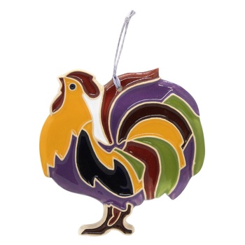 Rooster Decoration 13х13cm - buy, prices for ULTRAMARKET - photo 4