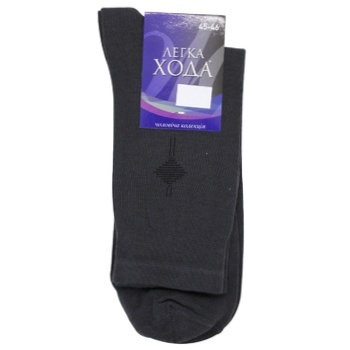 Legka Khoda Dark Gray Men's Socks 31s - buy, prices for Supermarket "Kharkiv" - photo 1