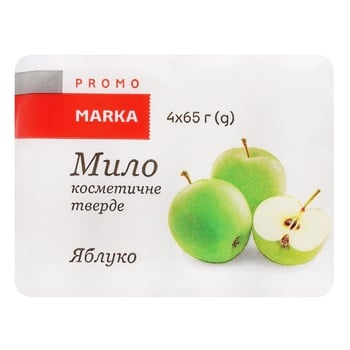 Marka Promo Apple Toilet Soap 4pc х 65g - buy, prices for NOVUS - photo 2