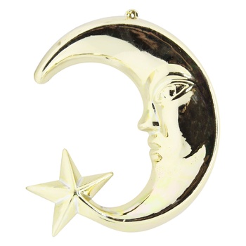 Прикраса Столяр місяць 5х14см - купити, ціни на МегаМаркет - фото 1