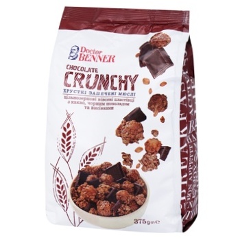 Doctor Benner Chocolate Crunchyes 375g - buy, prices for METRO - photo 1