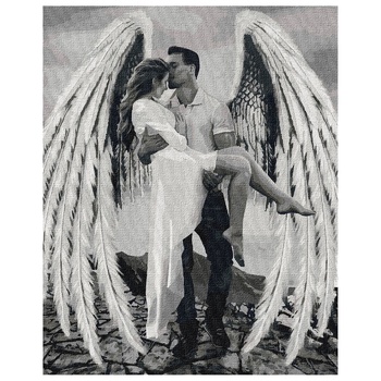 Набір для розпису за номерами Ідейка Люди Мій янгол-охоронець 40х50см - купити, ціни на - фото 1