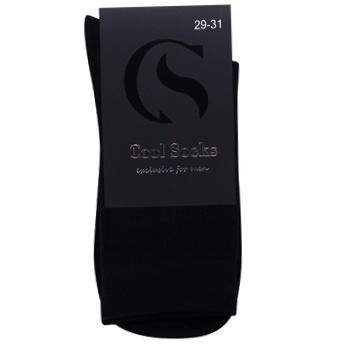 Cool Socks Striped Men's Black Socks Size 29-31 - buy, prices for NOVUS - photo 1