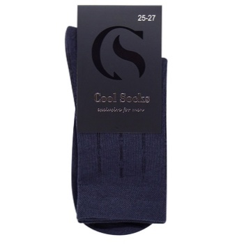 Шкарпетки Cool Socks Смужки чоловічі сірі розмір 25-27 - купити, ціни на - фото 1