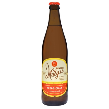 Пиво Жигуль Фирмовый светлое 4,3% 0,5л - купить, цены на КОСМОС - фото 1