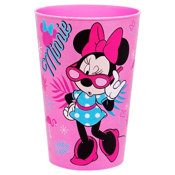 Стакан Disney Minnie пластиковый 340мл - купить, цены на КОСМОС - фото 1