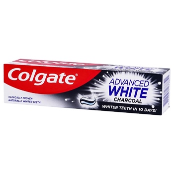 Зубная паста Colgate Advanced White Charcoal 100мл - купить, цены на Ашан - фото 2