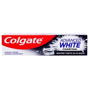 Зубная паста Colgate Advanced White Charcoal 100мл - купить, цены на Ашан - фото 3