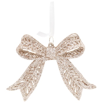 Plastic Bow Christmas Tree Pendant - buy, prices for COSMOS - photo 1