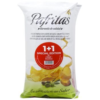 Pafritas Chips with Sea Salt and Garlic 2pcs 140g - buy, prices for - photo 2